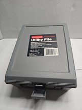 Rubbermaid Utility File Case 8x10.75x3.88&quot; Design A Space USA 1988 Gray ... - £7.78 GBP