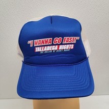 I Wanna Go Fast Talladega Nights Ricky Bobby Foam Mesh Trucker Hat Adjus... - £15.69 GBP