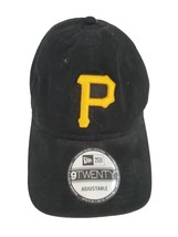 Pittsburgh Pirates Black Yellow adjustable Hat Cap Baseball Initial P Hat - £9.77 GBP