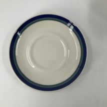 PFALTZGRAFF Northwinds Saucer Blue Green Rim Rings Made In U.S.A. - $8.89