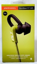 NEW Plantronics PLT-BCKBTGR BackBeat FIT 305 Wireless Headphones GREY/LIME - £40.08 GBP