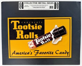 Tootsie Roll Candy 10 x 16 Metal Sign New Store Decor Kitchen Retro Choc... - £15.55 GBP