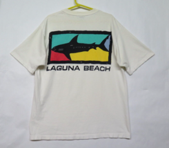 Vtg 70s 80s Laguna Beach Shark Surf Diving California Shirt Sz M USA Made Rare - £55.54 GBP