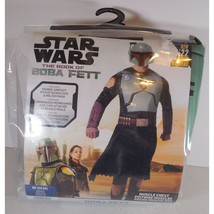 Jazwares Star Wars Boba Fett Adult Costume Size 32-34 Cosplay - £16.61 GBP