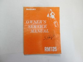 1993 Suzuki RM125 Motorcycle Owners Service Manual 99011-43D51-03A OEM-
... - £52.04 GBP