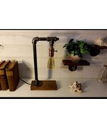 Unique Industrial Desk Lamp | Rustic Table Lamp | Farmhouse Office Desk ... - $111.53 CAD