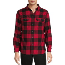 George Men&#39;s Long Sleeve Flannel Shirt Size XS (30-32) Color Red Buffalo... - £19.77 GBP