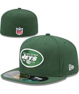 NFL NEW YORK JETS NEW ERA 59FIFTY ON FIELD GREEN FITTED CAP HAT AUTHENTI... - $21.75