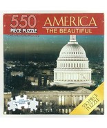 550 Piece Puzzle US Capital Building America The Beautiful Patriotic USA... - £9.48 GBP