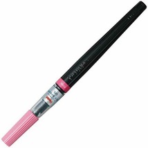 NEW Pentel Arts Color Brush Pen PINK Ink, GFL-109, Nylon Calligraphy Ref... - £4.60 GBP