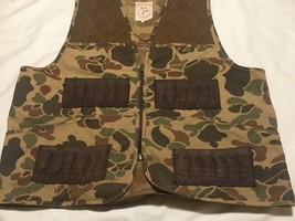 Hunting Sportslite California USA Utility Vest Shooting Camouflage SIZE ... - $18.80