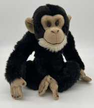 Ganz Webkinz Signature Chimpanzee WKS1002 Plush 12&quot; No Code No Tag Used - £11.20 GBP