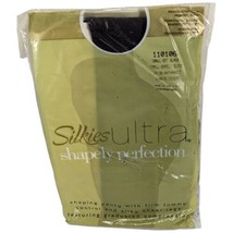 Silkies Pantyhose Off Black Ultra Shapely Perfection Tummy Control 110106 Small - £14.94 GBP