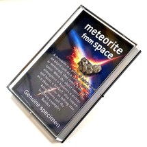 Authentic meteorite in display case - education &amp; science - space rock - $11.55