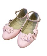 Janie and Jack Flower Ballet Flat in Peachskin Size 12 Girls - $442.65 MXN