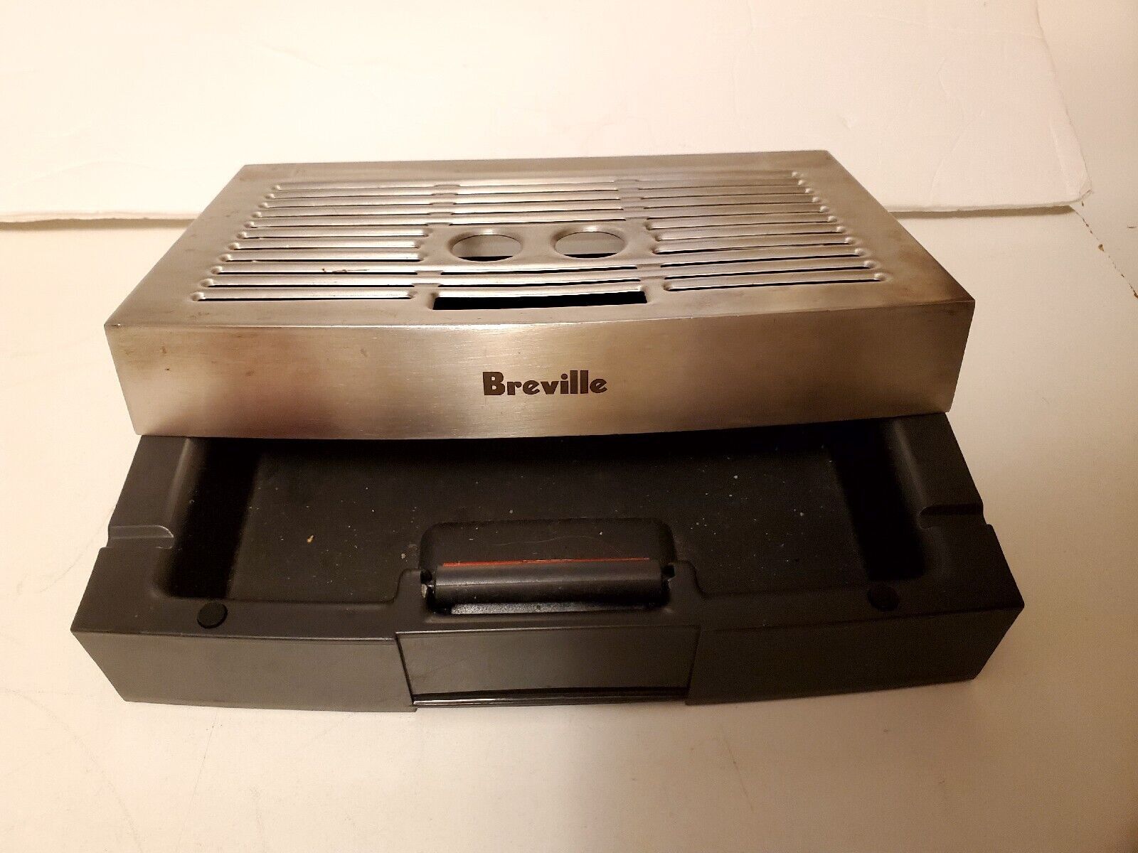 Breville iKon Espresso Maker BES400XL Grate Grill & Drip Pan Tray Parts - $22.05