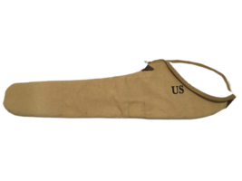 U.S Army WWII Carry Case with Carry Strap Fleece Lining Canvas Bag for M1 Garand - £32.66 GBP