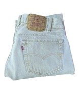 Levis 501XX Button Fly Jeans Mens 31X34 Beige Made in USA 1990s Vintage ... - $64.35
