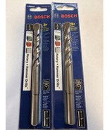 2-BOSCH 1/2&quot; ROTARY &amp; HAMMER DRILL BIT 6&quot; LONG BRAND NEW - $187.97 MXN