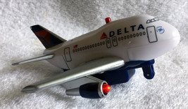Toytech Delta Airlines Pullback Plane with Lights and Sounds 4&quot; Long - £14.99 GBP