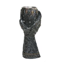 Medieval Knight Lions Heart Gauntlet Goblet Wine Cup New - $35.98