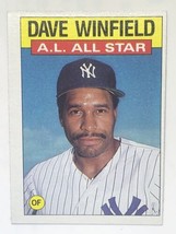 Dave Winfield 1986 Topps #717 New York Yankees MLB Baseball Card - £0.85 GBP