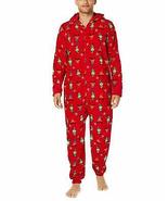 Matching Family Pajamas Mens Elf Hooded One-Piece, Size Small - £27.37 GBP
