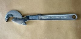 Vtg Weil Adjustamatic 10” Adjustable Wrench Tool Forged Chrome Vanadium ... - $12.99
