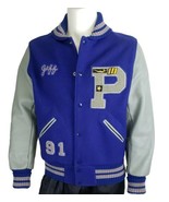 Vtg Letterman Jacket Leather Wool Mens 42 Reg TM Varsity Athletics Pullm... - £64.60 GBP