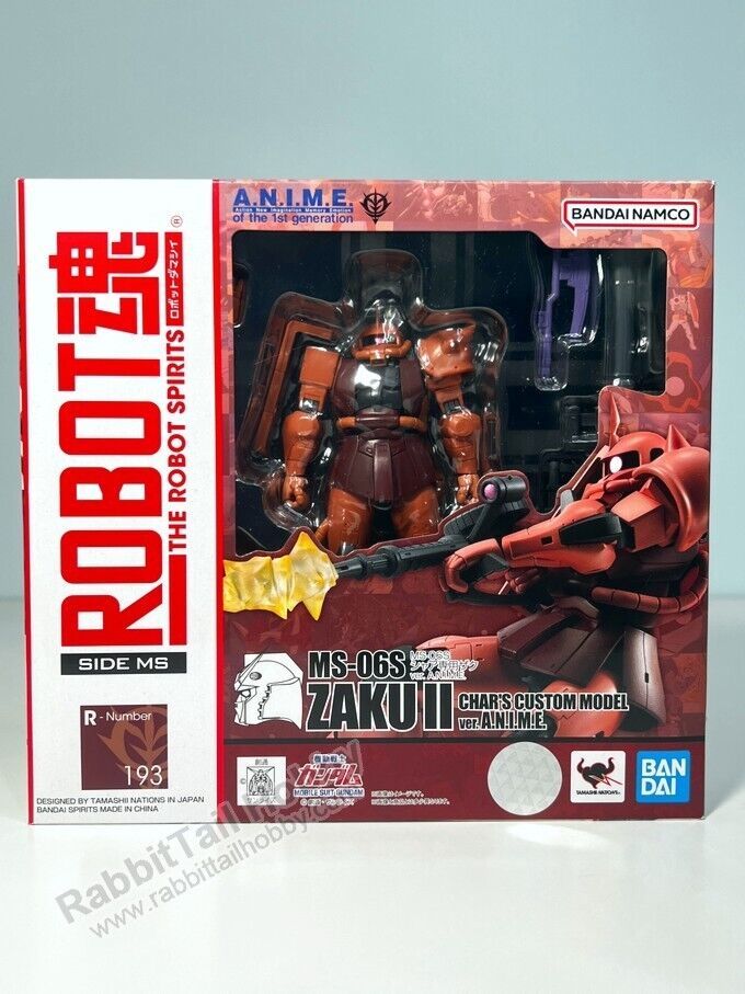 Primary image for BANDAI Robot Spirits MS-06S Char's Zaku II Ver. A.N.I.M.E. Gundam (US In-Stock)