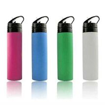 Color: Green - SILLYMATE Silicon Squeeze N Sip Waterbottle - $13.60