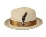 Men bruno capelo hat australian wool soft fedora giovani un131 bone camel 310126 thumb155 crop