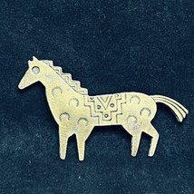 Bronze Tone Horse Brooch - £11.93 GBP