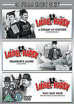 Laurel And Hardy: A Chump At Oxford/Someone&#39;s Ailing/Way Out West DVD (2009) Pre - £14.85 GBP