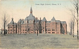 OLEAN NEW YORK HIGH SCHOOL-A M PALMER DRUGGIST PUBL 1909 PHOTO POSTCARD - £6.36 GBP