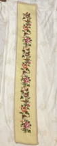 Finished Butterflies/Floral Needlepoint Canvas 9&quot; x 59&quot; Wall Hanging Bel... - £13.80 GBP