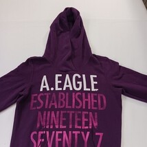 American Eagle Outfiters Women's Purple Hoodie Pullover Sweatshirt Size Medium image 14