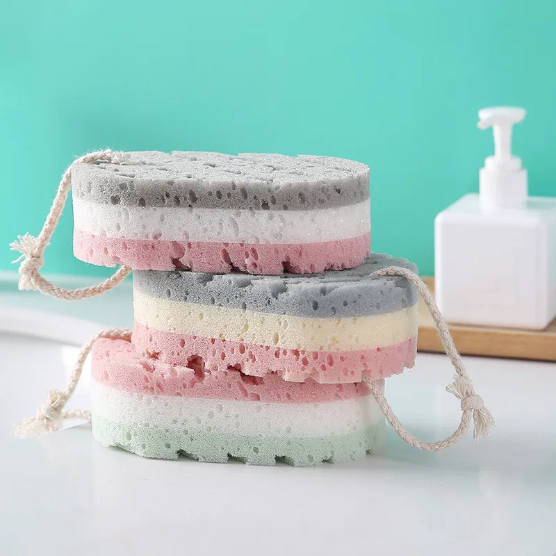 House Home Bath Sponge Brush Shower Skin Clean MAage Soft SPA Foam Dead Skin Rem - £19.98 GBP