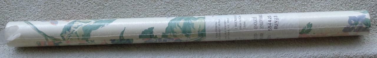 BRAND NEW Waverly Double Roll of Wall Paper  - Floral - PRETTY - 60.75Sq.Ft - $49.49