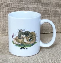 Vintage Krazy K9 Designs By McCartney Chow Chow Dog Coffee Mug Cup - £10.84 GBP