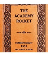 East Corinth Academy Rocket 1933 Maine Publication Commencement Book PB ... - $37.50