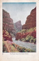 Canon of the Grand Colorado CO First Tunnel 1909 Railroad Tracks Postcard D60 - £2.24 GBP