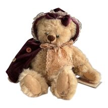 Ganz Cottage Collectibles Sugar Plum Teddy Bear Velvet Cape 10 Inch - $70.20