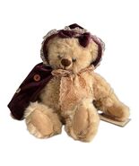 Ganz Cottage Collectibles Sugar Plum Teddy Bear Velvet Cape 10 Inch - $70.20