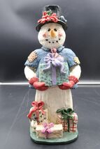 Frosty the Snowman Holiday Table Display Top Hat Presents Sweater Fun - $24.99
