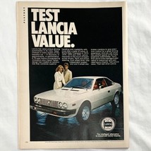 Vintage 1978 Lancia HPE Estate Coupe Car  Magazine Print Ad Full Color 8&quot; x 10&quot; - £5.26 GBP