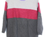 Tara By Vince Camuto Color Block 3/4 Sleeve Sweater Size Women&#39;s Small G... - $39.59