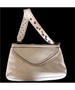 Carlos Santana ivory floral strap purse with tiny flowers on strap - $282.73 MXN