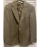 Zara Man Men’s Size 38 Blazer Brown Striped 2 Button - $43.76 CAD