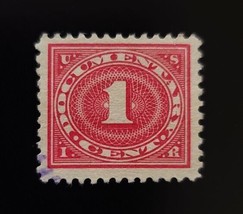 Series of 1917 1c U.S.A. Internal Revenue, Documentary, Carmine Rose Sco... - $1.84